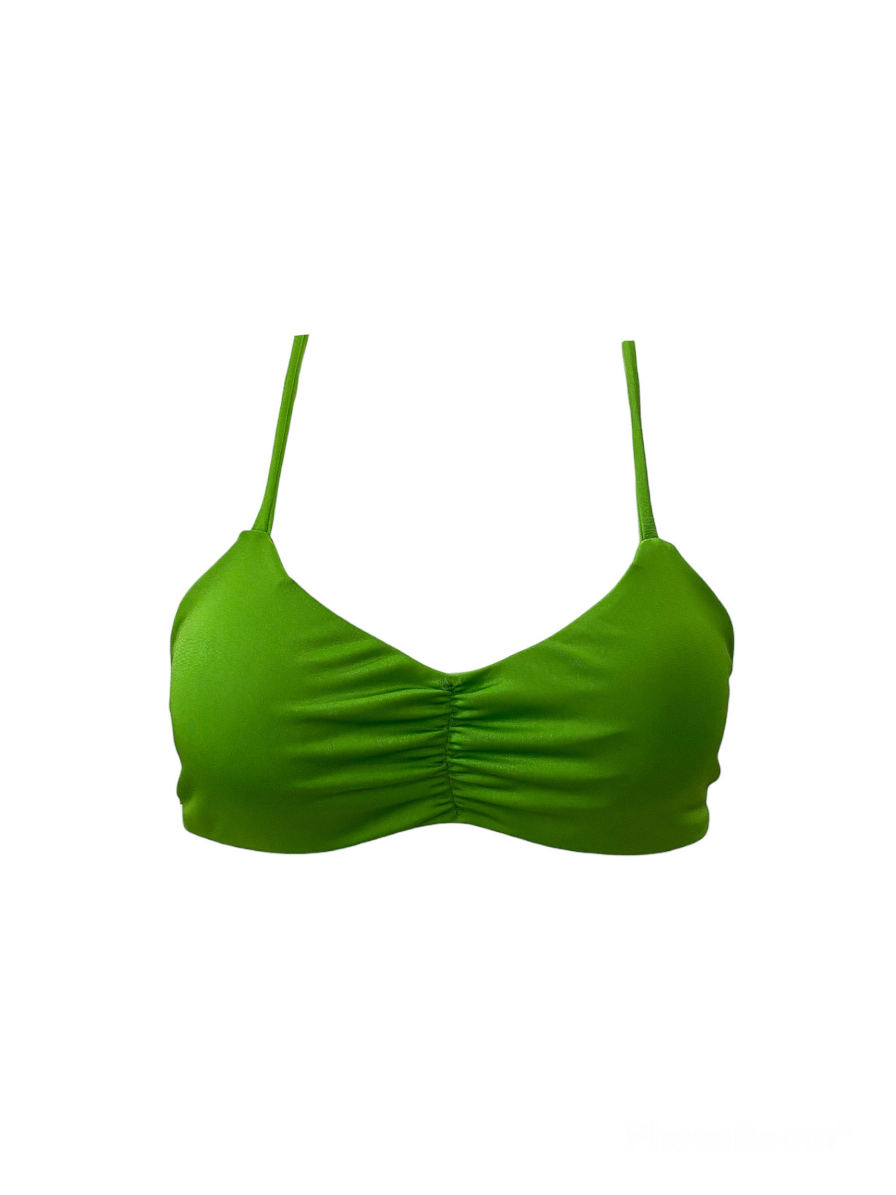 Eden Bikini Top - Gecko Green